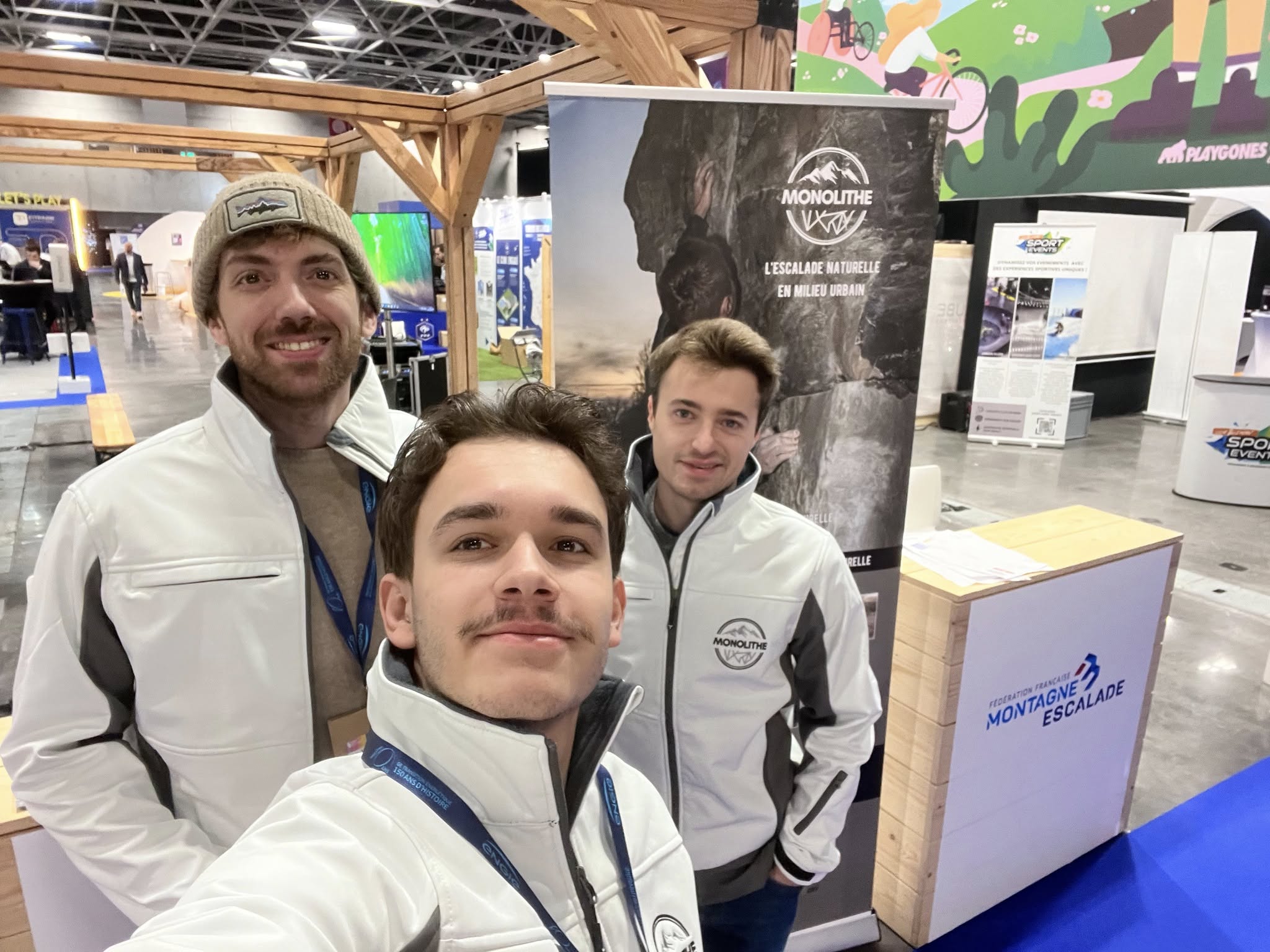 Équipe Monolithe au Salon des Maires